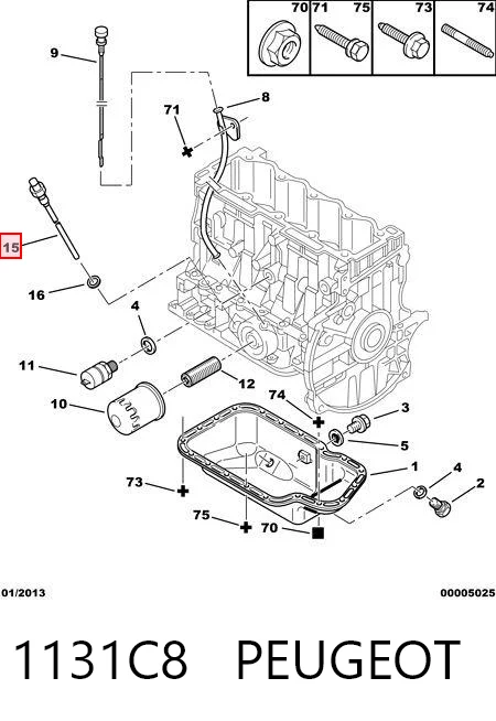 Comprar Sensor de nivel de aceite del motor Citroen AX  ZA a bajo precio