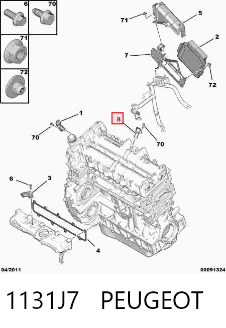 1131J7 Peugeot/Citroen