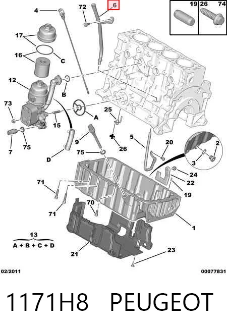 1171H8 Peugeot/Citroen