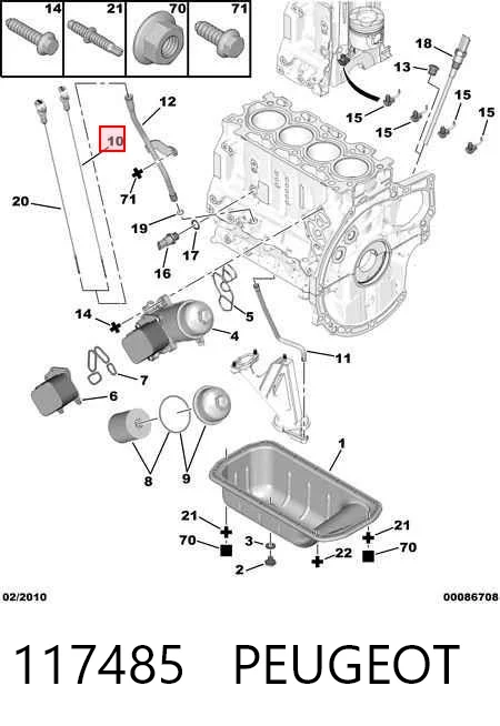 117485 Peugeot/Citroen Medidor de aceite