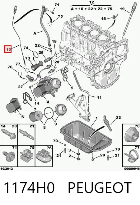 1174H0 Peugeot/Citroen