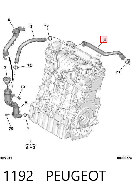 1192 Peugeot/Citroen Decantador de aceite
