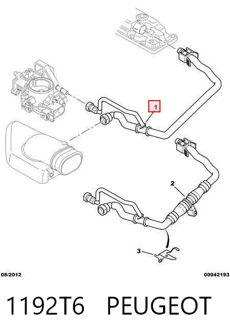 1192T6 Peugeot/Citroen Decantador de aceite