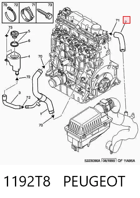 1192T8 Peugeot/Citroen