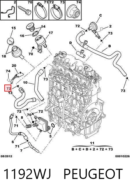 1192WJ Peugeot/Citroen