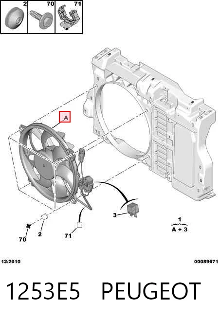 Ventilador de refrigeración del motor Citroen C5  hatchback comprar en España