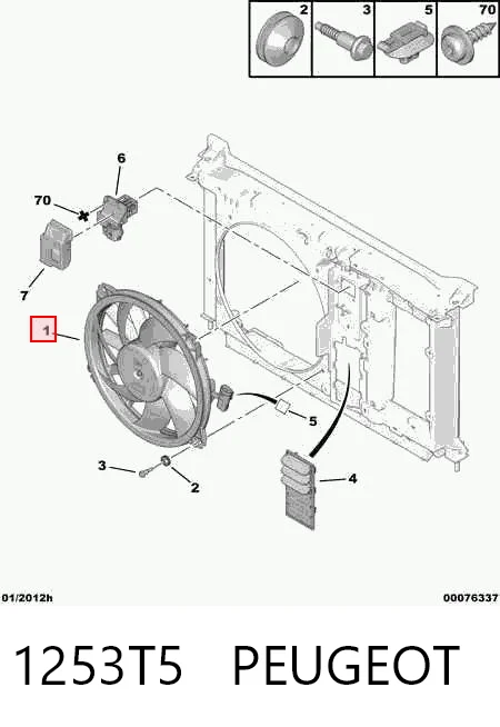 Comprar Ventilador del motor 307 3B