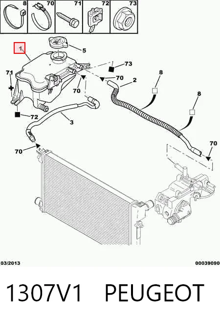 Botella de refrigeración Citroen Saxo  hatchback comprar en España