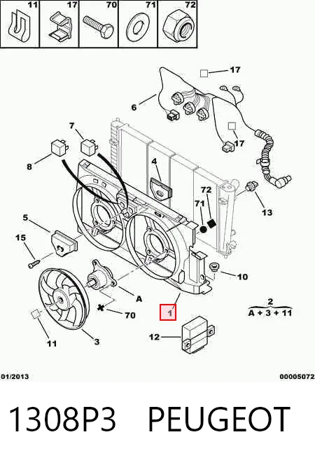 1308P3 Peugeot/Citroen