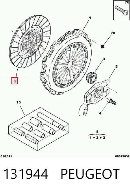 Comprar Kit de embrague Peugeot 408 a bajo precio