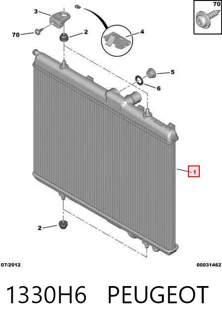 Comprar Radiador de auto Xsara  N1
