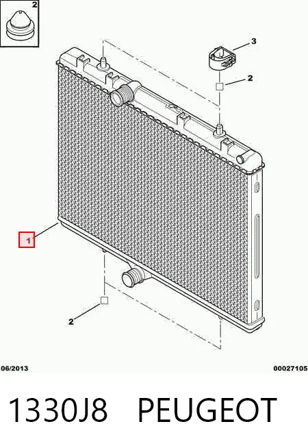 Radiador BM889 Magneti Marelli