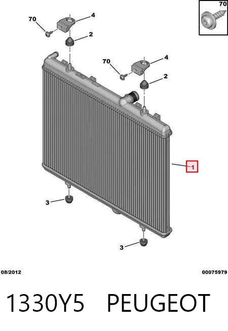 Radiadores 307  hatchback (2000-2012) original desde 55,18 €