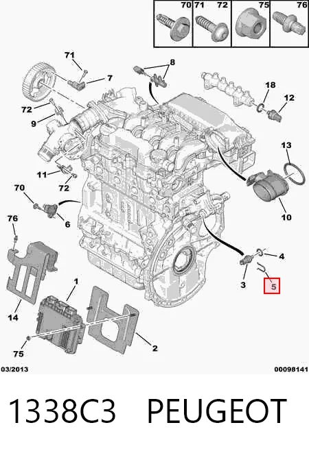 1338C3 Peugeot/Citroen
