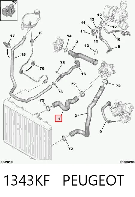1343KF Peugeot/Citroen