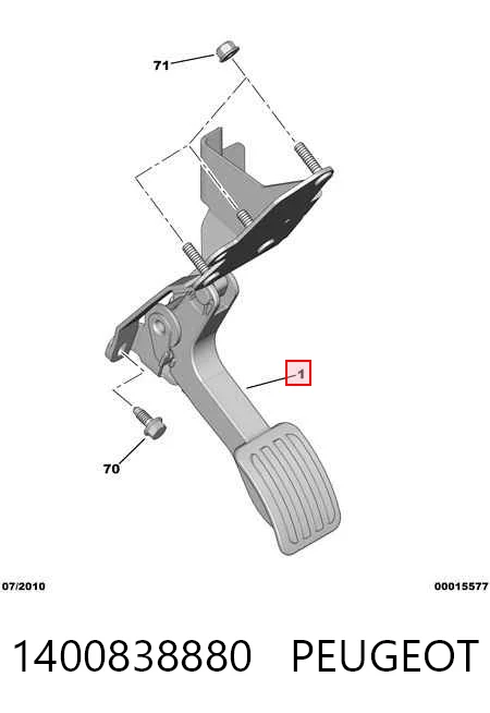 Comprar Pedal del acelerador Citroen Jumpy II 