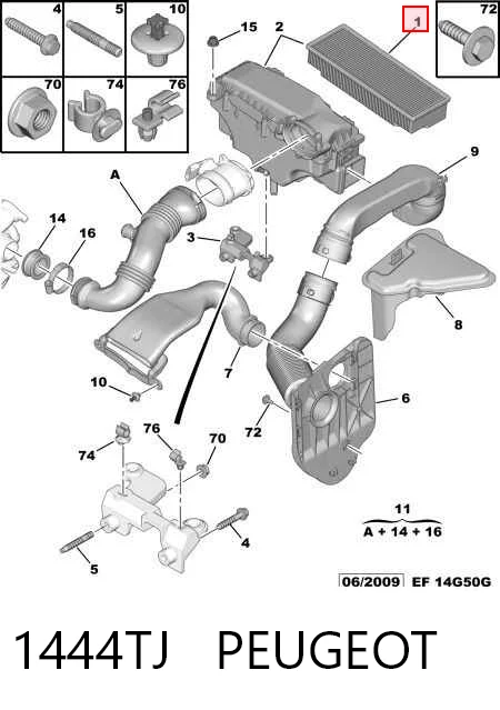 Filtros de aire Citroen Xsara  monovolumen comprar en España