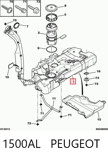 Comprar Depósito de combustible Citroen C5  DC a bajo precio