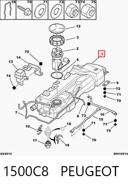 Comprar Depósito de combustible Citroen ZX  N2 a bajo precio