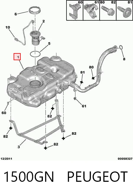 Comprar Depósito de combustible Citroen Jumpy II  a bajo precio