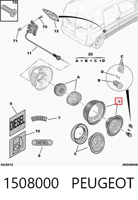 1508000 Peugeot/Citroen