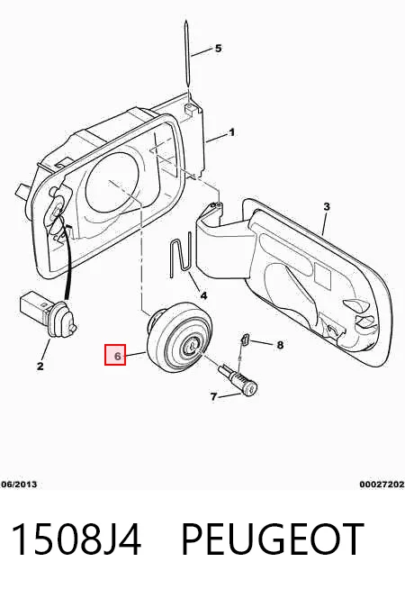 Comprar Tapón del depósito de combustible Citroen C5  DC a bajo precio
