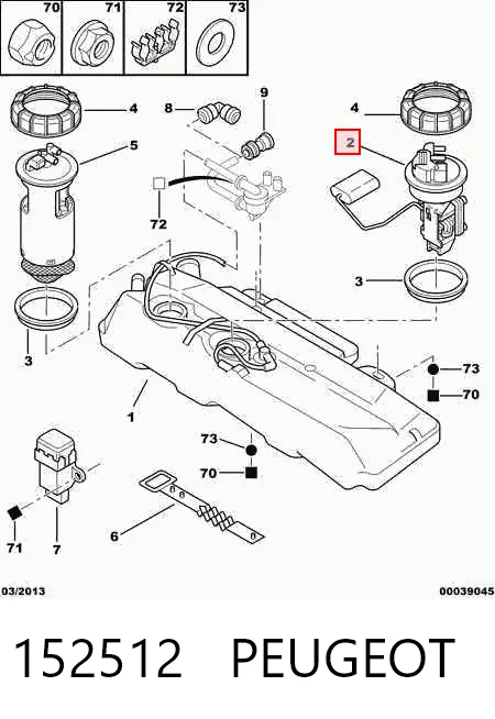 Indicador de nivel de combustible Peugeot 106 II hatchback (1) (1996 - 2003) precio, desde 135,63 EUR