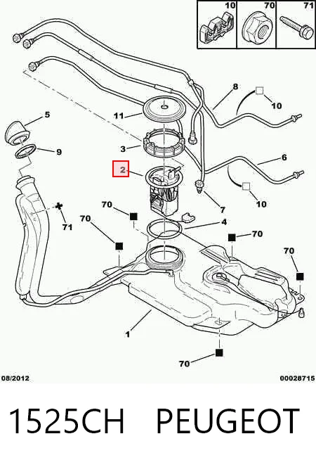 Módulo alimentación de combustible Citroen C3 II desde 101,46 €
