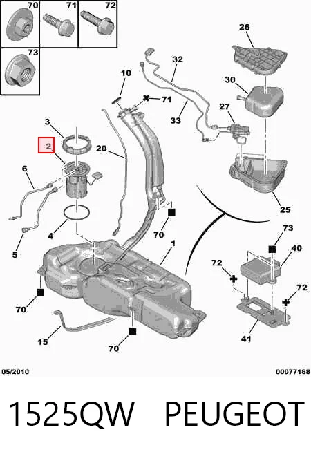 Comprar Bomba de gasolina Peugeot 308 I 4A, 4C