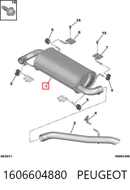 Silencioso trasero Peugeot Boxer  (2006-2026)