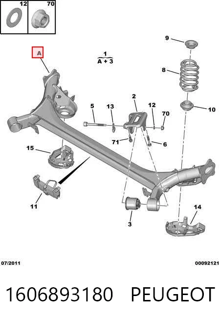 Comprar Puente trasero Citroen C4 I LA