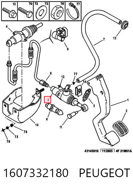 Comprar Cilindro maestro de embrague Citroen Jumper 230L a bajo precio
