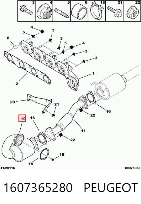 Catalizador para Peugeot Boxer 250