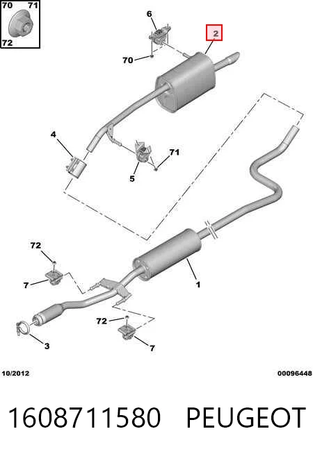 Comprar Silenciador trasero Peugeot 301   a bajo precio