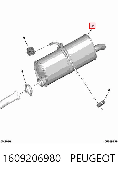 Silencioso trasero Citroen Berlingo  desde 78,24 €
