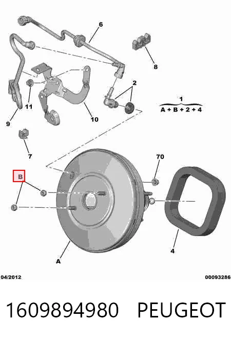 Comprar Servofreno Citroen C4   a bajo precio