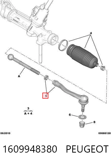 Rótulas de dirección C5  familiar (2008-2017) original desde 24,93 €