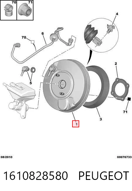 Comprar Servofreno Peugeot 3008 I 0U