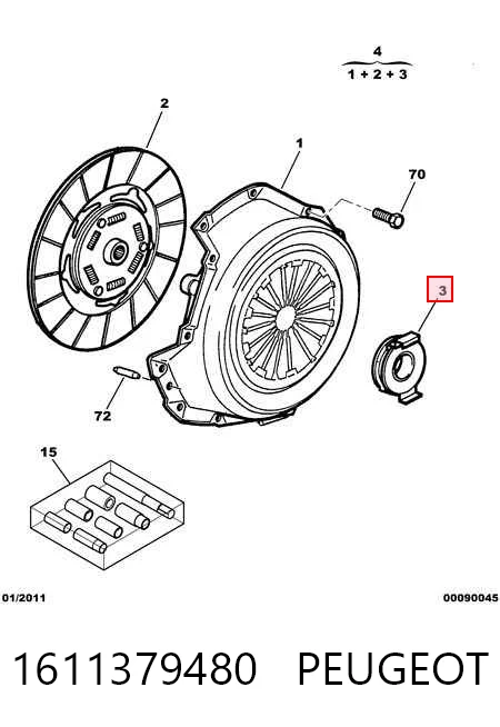 Cojinete de embrague 229149 VALEO