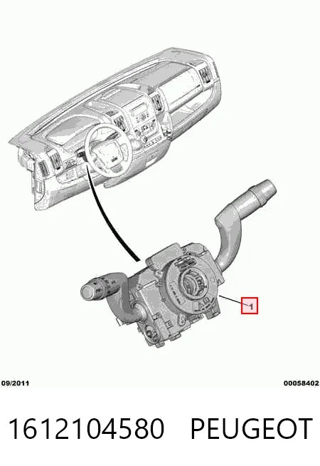  Conmutador columna dirección Peugeot Boxer 3