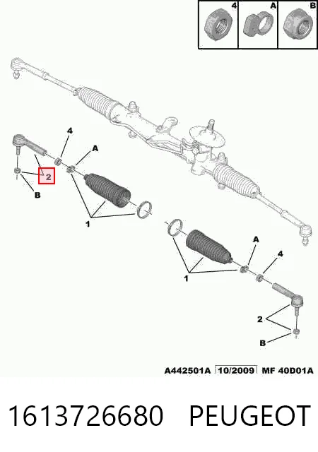 Comprar Rótula exterior de la barra de dirección Citroen Nemo   a bajo precio