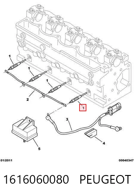 Bujías de calentamiento Iveco Daily I-II (1978-1999)