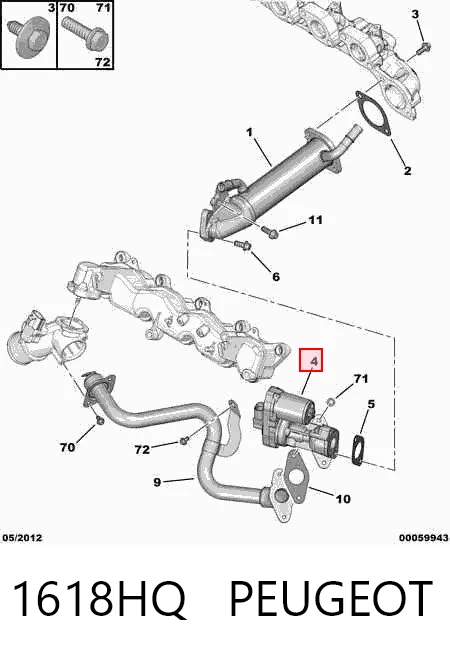1618HQ Peugeot/Citroen