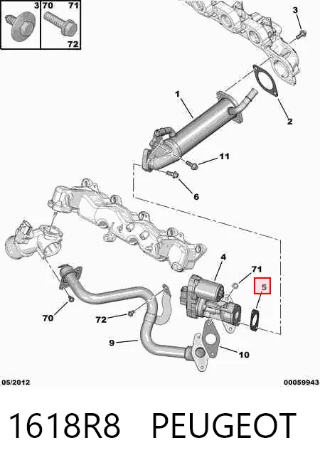 1618R8 Peugeot/Citroen