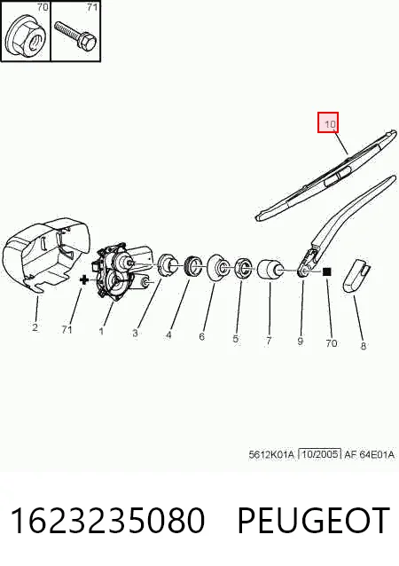 Limpiaparabrisas traseros MP29 Magneti Marelli