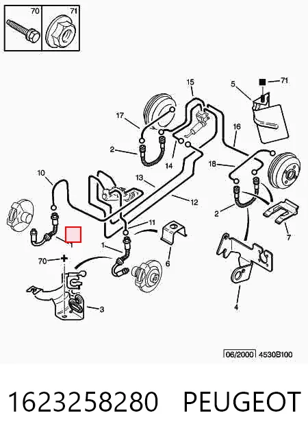 Comprar Latiguillo de freno delantero Citroen C3 II A51 a bajo precio