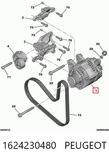 Generador para Citroen C4  ()