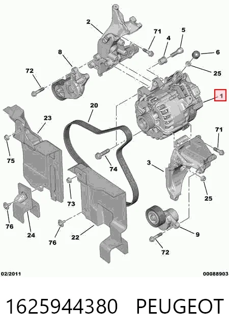 1625944380 Peugeot/Citroen
