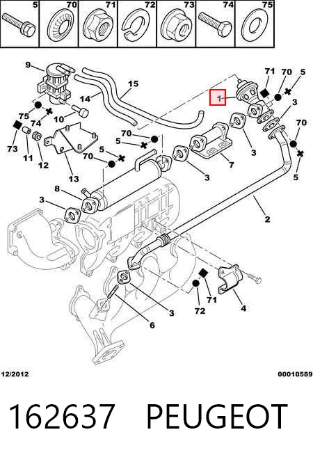 EGR para Peugeot Boxer  (230P)
