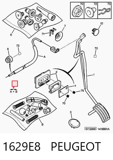 Cable Bowden Citroen C5  hatchback comprar en España